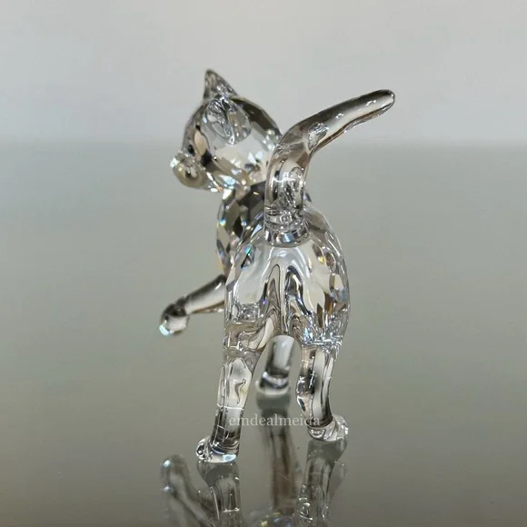 SOLD - Swarovski Crystal The Peaceful Countryside Mother Cat Standing 861914 - Picture 8 of 11